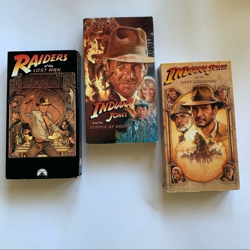 INDIANA JONES 3 originals Raiders of the Lost Ark Temple of Doom  Last Crusade